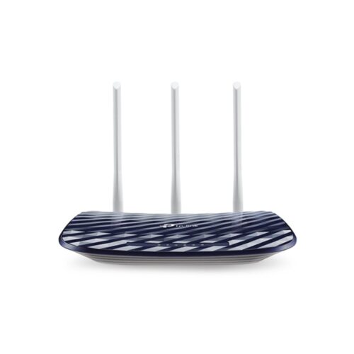 TP-Link – Router Archer C20 AC750 Dual Band 802.11 a/b/c/ac 2.4Ghz 300Mbps + 5Ghz 433MBps – 4 Puertos 10/100 – 1x USB – Antenas Fijas