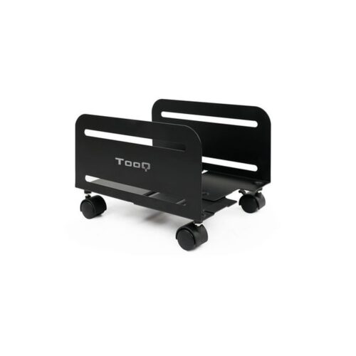 Tooq – Soporte para CPU de suelo con ruedas –  UMCS0004-B – NEGRO