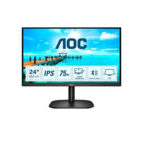 Monitor AOC 24B2XD 23.8/ Full HD/ Negro